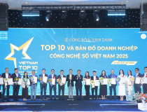 Doanh nghiệp được vinh danh Top 10 Doanh nghiệp Công nghệ số Việt Nam 2025 mang lại doanh thu 6,5 tỷ Đô