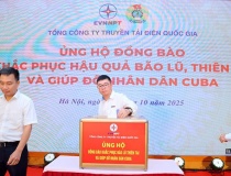 EVNNPT quyên góp ủng hộ đồng bào khắc phục hậu quả bão lũ, thiên tai