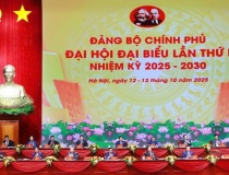 TRỰC TIẾP: Khai mạc Đại hội đại biểu Đảng bộ Chính phủ lần thứ I
