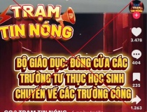 Bộ Giáo dục và Đào tạo bác tin đồn “đóng cửa trường ngoài công lập”