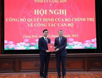Ông Hoàng Quốc Khánh giữ chức Bí thư Tỉnh ủy Lạng Sơn