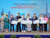 VinFast trao giải cuộc thi sáng tác ca khúc “VinFast – Khát vọng vì Việt Nam xanh và hùng cường”