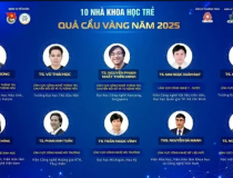 10 trí tuệ trẻ Việt Nam ghi dấu ấn trong khoa học công nghệ 2025