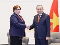 Tổng Bí thư Tô Lâm tiếp Chủ tịch Đảng Cộng sản Phần Lan Tiina Sandberg