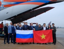 Hàng viện trợ khẩn cấp từ Nga đến với người dân Huế trong cơn bão lũ