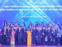 Trao Giải thưởng Quả Cầu Vàng và vinh danh 20 nữ sinh Khoa học công nghệ Việt Nam năm 2025