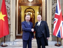 Tổng Bí thư Tô Lâm hội kiến Chủ tịch Hạ viện Anh Lindsay Hoyle