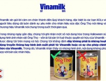 Vinamilk phản hồi chính thức về việc KOL hoá trang Halloween thành Ông Thọ: Yêu cầu ngưng sử dụng