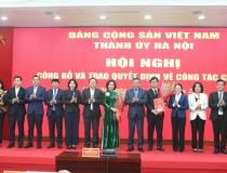 Thành ủy Hà Nội công bố các quyết định về công tác cán bộ tại Ủy ban MTTQ Việt Nam Thành phố