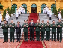 Trao quyết định bổ nhiệm Chủ nhiệm Tổng cục Chính trị và thăng quân hàm Đại tướng, Thượng tướng