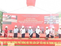 Phó Thủ tướng Mai Văn Chính dự lễ khởi công xây dựng Trường Phổ thông nội trú liên cấp TH-THCS xã Ia Rvê, Đắk Lắk