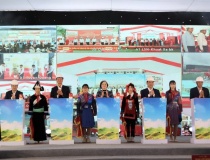 Phó Thủ tướng Phạm Thị Thanh Trà dự lễ khởi công 4 trường nội trú biên giới Lào Cai, tặng quà học sinh khó khăn