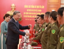 Tổng Bí thư Tô Lâm gặp mặt các tập thể, cá nhân tham gia bảo vệ an ninh, trật tự ở cơ sở tiêu biểu, xuất sắc