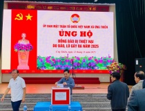 Xã Ứng Thiên đồng lòng hưởng ứng Lời kêu gọi của Chủ tịch Ủy ban Trung ương MTTQ Việt Nam