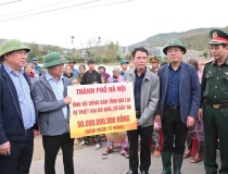 Hà Nội tiếp tục hỗ trợ tỉnh Gia Lai 200 tỷ đồng khắc phục hậu quả mưa lũ