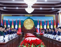 Tổng Bí thư Tô Lâm chứng kiến trao các văn kiện hợp tác Việt Nam - Lào