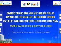 Hơn 800 sinh viên CNTT - AI hội tụ tại TP.HCM tranh tài mùa giải OLP, OlpAI, Procon và ICPC Asia Ho Chi Minh City 2025