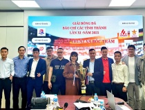 Sắp diễn ra Giải bóng đá Báo chí các tỉnh, thành lần thứ XI