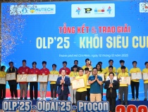 Vừa vô địch IOI 2025, Lê Kiến Thành tiếp tục chinh phục Siêu Cúp OLP’25