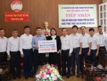 EVNNPT ủng hộ 6 tỉnh, thành phố miền Trung,Tây Nguyên khắc phục hậu quả thiên tai