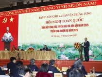 Tổng Bí thư Tô Lâm: Xây dựng đội ngũ cán bộ tuyên giáo và dân vận 'chuyên tâm, thạo việc'