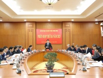 Chủ tịch nước Lương Cường chủ trì Phiên họp thứ ba, Ban Chỉ đạo Cải cách tư pháp Trung ương