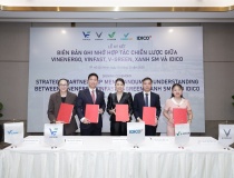 VinEnergo, VinFast, V-Green và Xanh SM hợp tác với IDICO “xanh hóa” các khu công nghiệp