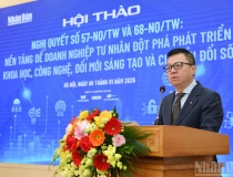 Tháo gỡ điểm nghẽn để doanh nghiệp tư nhân đột phá phát triển khoa học, công nghệ, đổi mới sáng tạo