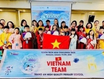 Học sinh Trường Tiểu học Chất lượng cao Tràng An đạt thành tích xuất sắc tại Cuộc thi Công nghệ trẻ châu Á