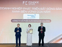 Eurowindow Holding được vinh danh “Doanh nghiệp phát triển bất động sản xanh bền vững của năm”