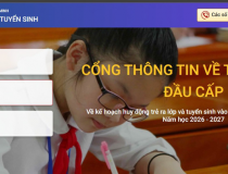 Hướng dẫn 5 bước đăng ký tuyển sinh đầu cấp trực tuyến tại TPHCM