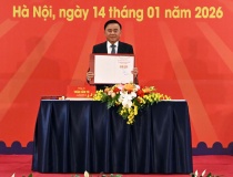 Phát hành đặc biệt bộ tem bưu chính chào mừng Đại hội XIV của Đảng