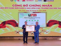 Đại học đầu tiên ở ĐBSCL đạt 5 sao UPM và 4 sao QS Stars