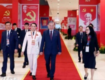 Ngày làm việc đầu tiên Đại hội đại biểu toàn quốc lần thứ XIV của Đảng