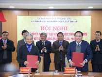 Hội Kinh tế Môi trường Việt Nam ký kết hợp tác với Liên hiệp các Hội Khoa học và Kỹ thuật Phú Thọ