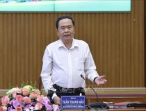 Chủ tịch Quốc hội Trần Thanh Mẫn làm việc với Ủy ban Bầu cử tỉnh Đồng Tháp