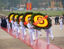 Lãnh đạo Đảng, Nhà nước vào Lăng viếng Chủ tịch Hồ Chí Minh nhân kỷ niệm 96 năm Ngày thành lập Đảng Cộng sản Việt Nam