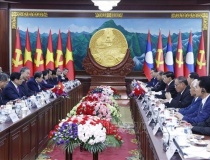 Tổng Bí thư Tô Lâm hội đàm với lãnh đạo Lào: Thống nhất trọng tâm hợp tác chiến lược