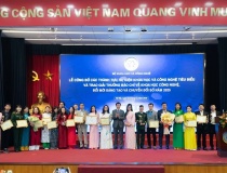 Vinh danh 22 tác phẩm báo chí xuất sắc về KHCN, ĐMST, CĐS