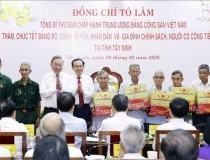 Tổng Bí thư Tô Lâm chúc Tết Đảng bộ, chính quyền, nhân dân Tây Ninh