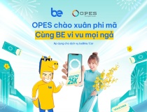 Bảo hiểm số OPES bắt tay Be Group ưu đãi lớn người dùng gọi xe mùa Tết 2026