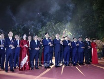 Tổng Bí thư Tô Lâm thăm, chúc Tết Đảng bộ, chính quyền và nhân dân Hà Nội