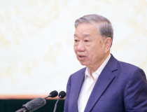 Tổng Bí thư Tô Lâm dự Hội nghị tiếp xúc giữa cử tri với người ứng cử đại biểu Quốc hội khóa XVI tại Hà Nội