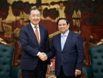 Thủ tướng Phạm Minh Chính tiếp Chủ tịch Hội đồng Ủy ban Kinh tế Á-Âu