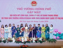 Thủ tướng: Phụ nữ Việt Nam vượt qua chính mình, trở thành lực lượng nòng cốt, nhân tố kiến tạo tiến trình đổi mới và phát triển