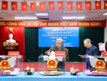 Tỉ lệ cử tri cả nước đi bầu cử đạt trên 99%