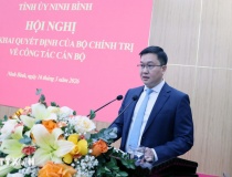 Đồng chí Trần Đăng Quỳnh được điều động giữ chức Phó Bí thư Tỉnh ủy Ninh Bình