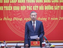 Tổng Bí thư Tô Lâm: Đường sắt kết nối Việt Nam - Trung Quốc phải là một đột phá chiến lược trong hợp tác kinh tế song phương