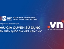 Đấu giá tên miền “.vn” lần đầu: Giá trúng cao nhất đạt 1,584 tỷ đồng