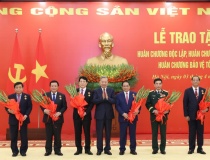 Tổng Bí thư Tô Lâm trao Huân chương Quân công tặng các đồng chí lãnh đạo Đảng, Nhà nước